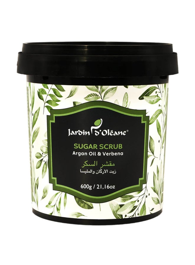 Sugar Scrub With Argan Oil And Verbena Green 600grams