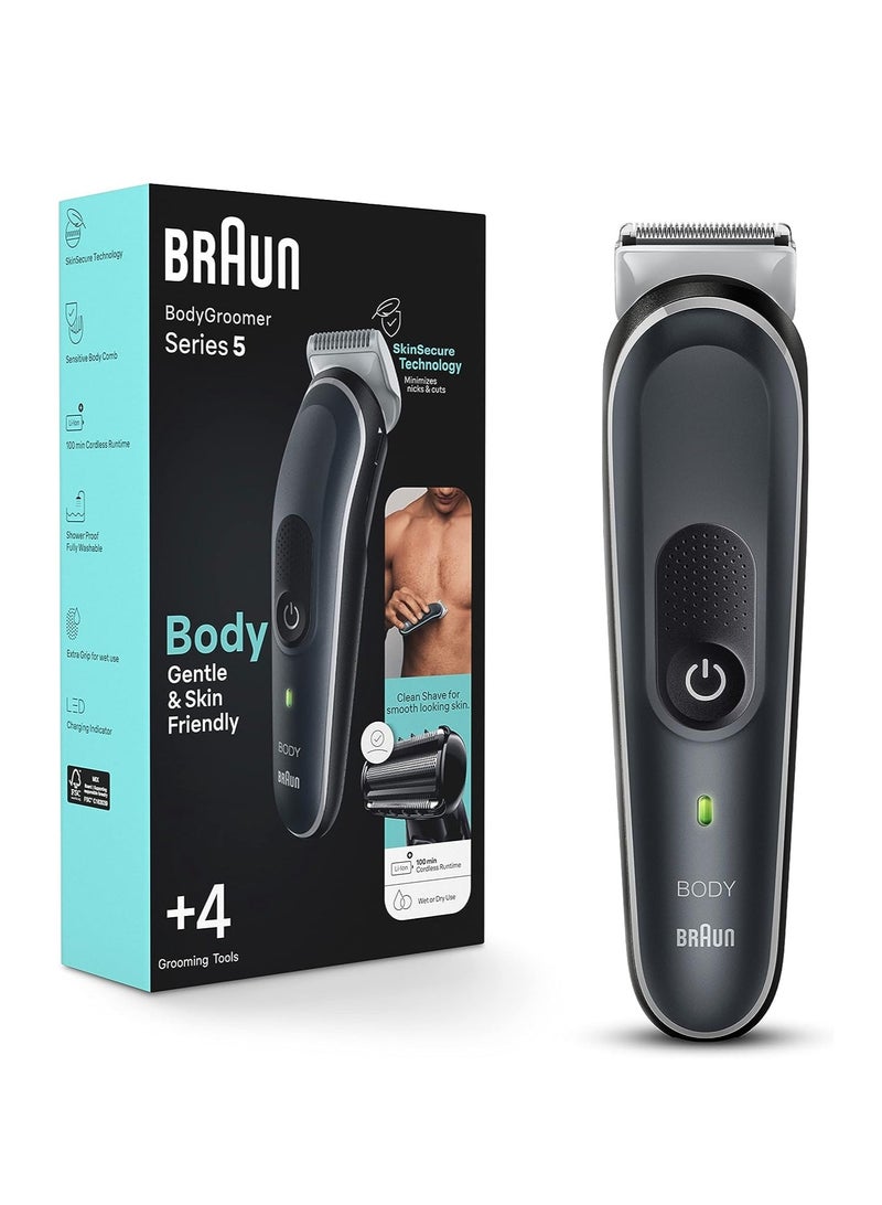 Body Groomer Series 5  with Skin Secure Technology with 4 Grooming Tools