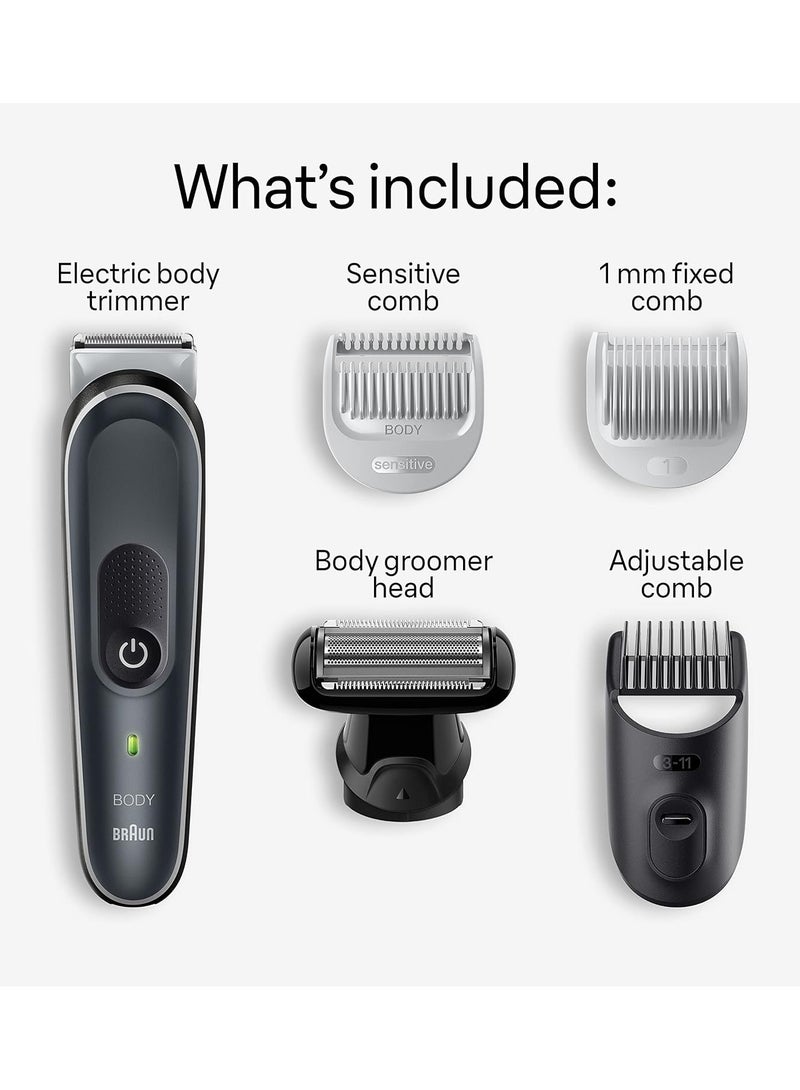 Body Groomer Series 5  with Skin Secure Technology with 4 Grooming Tools