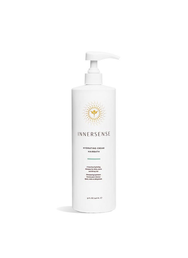 INNERSENSE Organic Beauty - Natural Hydrating Hairbath Shampoo | Non-Toxic, Cruelty-Free, Clean Haircare (32oz)