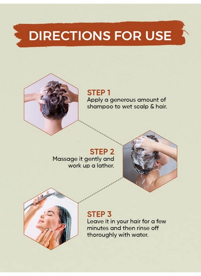 Oshea Herbals Heenashine Conditioning Shampoo | Controls Dryness & Makes Hair Stronger with Deep Cleansing | Enriched with Henna & Bhringraj 500 ml