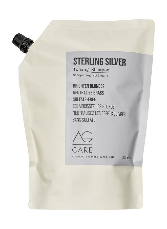 AG Care Sterling Silver Toning Shampoo, 33.8 Fl Oz