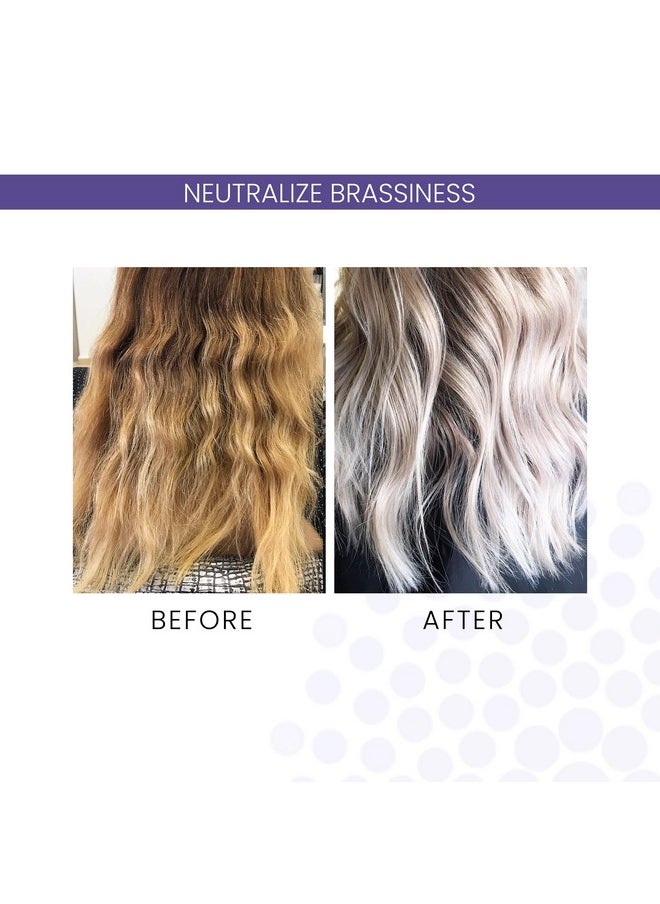 ALOXXI Violet Shampoo - Purple Shampoo for Blonde Hair - Instantly Brightens & Washes Away Brassy Yellow Tones on Blonde, White & Grey Hair - Paraben Free & Sulfate Free, 33.3 Fl Oz