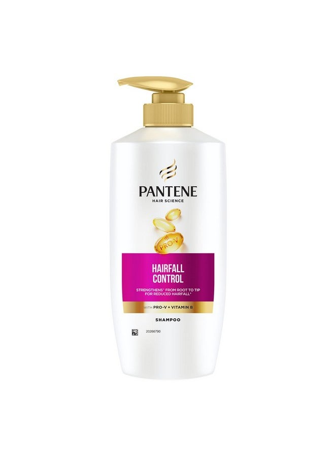 Pantene Advanced Hairfall Solution, Hairfall Control Shampoo, Pack of 1, 650ML, Pink