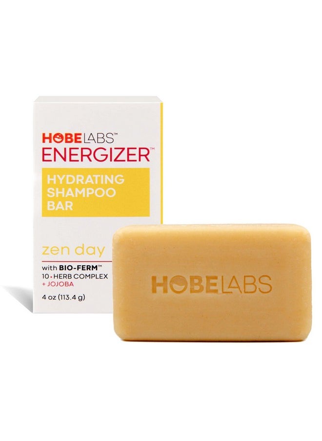 Hobe Labs Zen Day Hydrating Shampoo Bar - Clean & Nourish Your Hair. Bio-Ferm Herbal Complex - Build Strong Hair