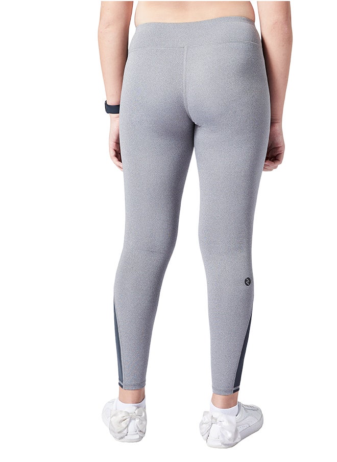 Girl's Mid-Rise Power-Mesh Reflective-Leggings