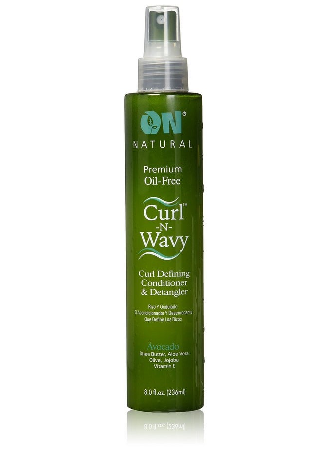 On Natural Curl-n-wavy Leave-in Conditioner & Detangler 8oz, 8 Oz