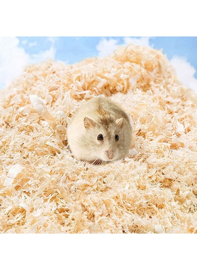 Pets Empire Imported Natural Wood Shaving Bedding for Hamster, Dwarf, Mice, Gerbil, Rabbit and Guinea Pig 1 Kg