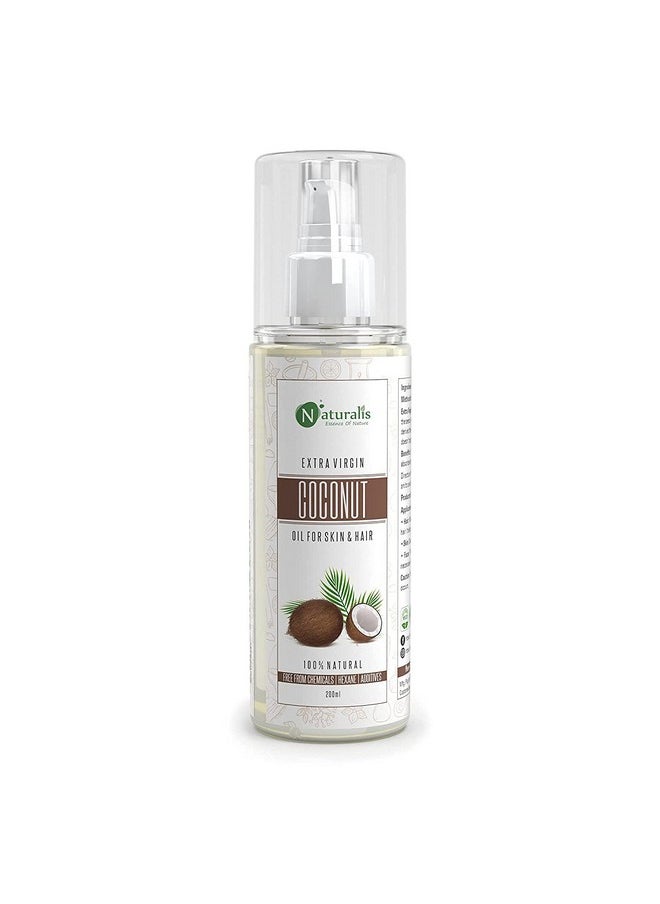 Naturalis Essence Of Nature Trio of castor/coconut/almond Oil for Skin & Hair (200ml Each)
