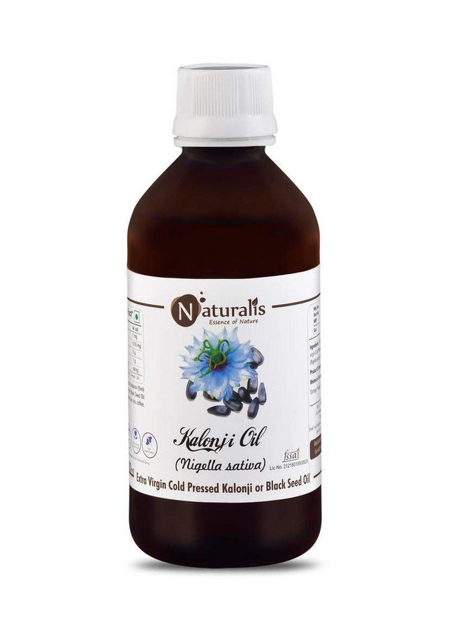 Naturalis Essence of Nature Extra Virgin Cold Pressed Kalonji or Black Seed Oil for Healthy Skin, Hair - 200ml