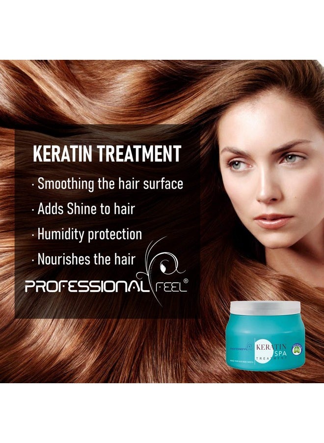 Professional Keratin Hair Spa Treatment, Real Hair Spa For More Hair Smooth, Total Hair Repair (500 G)