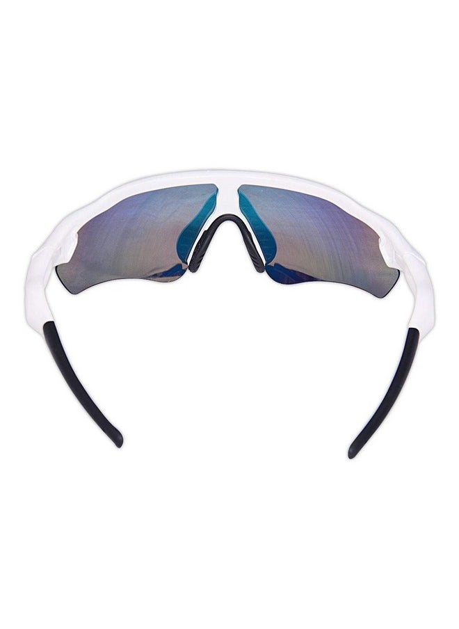 DSC Glider Polarized Unisex-Adult Cricket Square Sunglasses(Multicolour),Standard