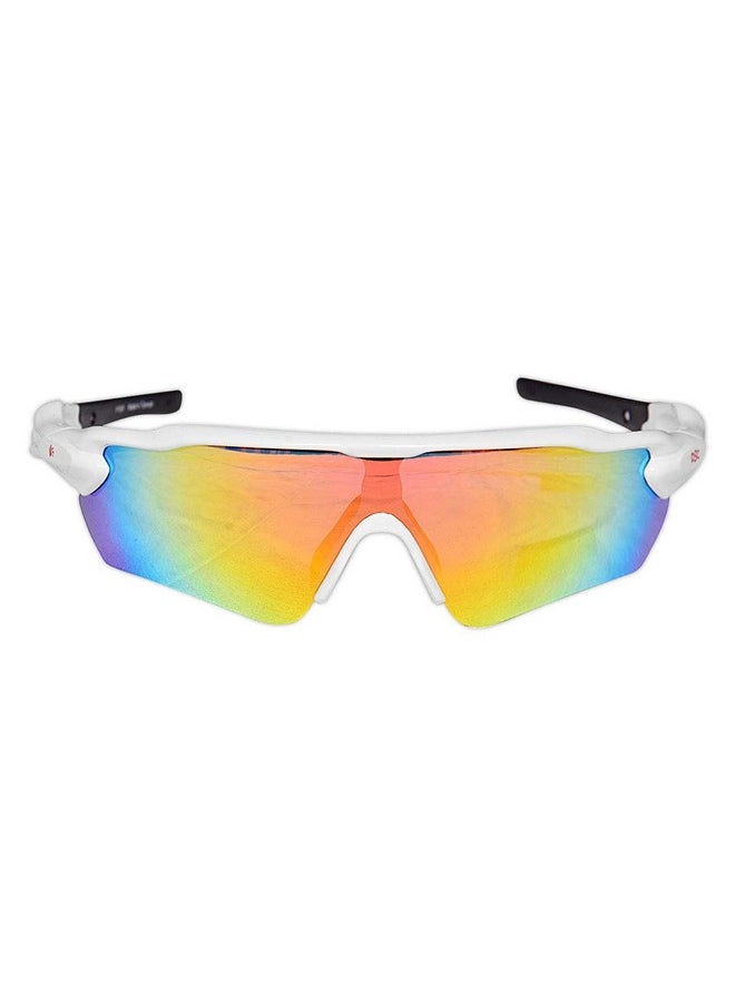 DSC Glider Polarized Unisex-Adult Cricket Square Sunglasses(Multicolour),Standard