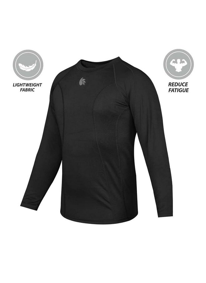 DSC Full Sleeve Compression Top, Size - XL (Black)