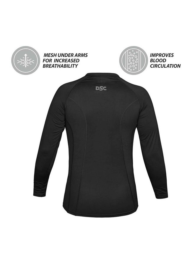 DSC Full Sleeve Compression Top, Size - XL (Black)