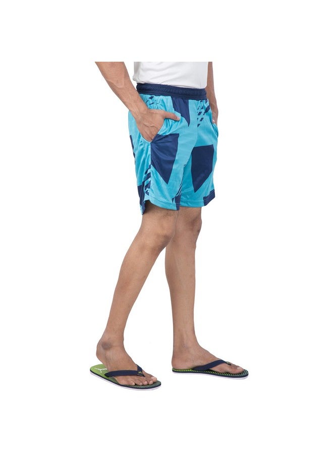 DSC DSCS108 Shorts, Large (Turquoise/Navy)