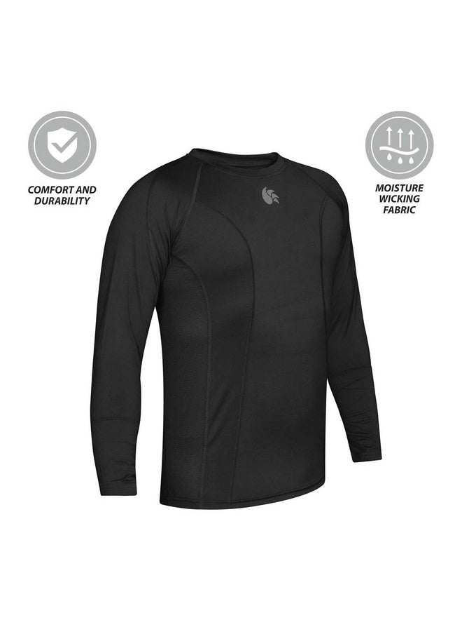 DSC Full Sleeve Compression Top, Medium (Black)