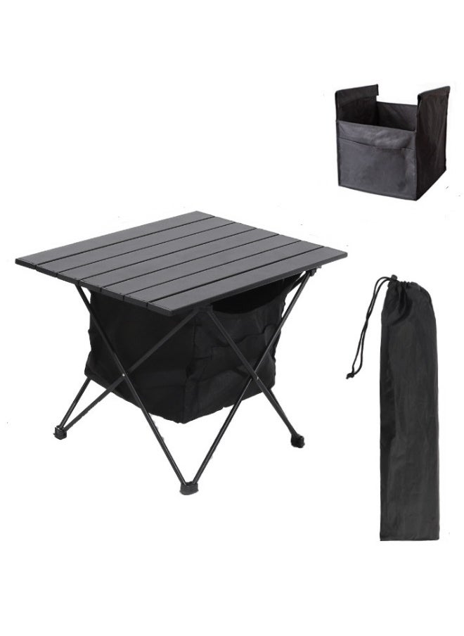 Portable Folding Camping Roll Up Table Compact Desk for Outdoor Travel Hiking Picnic