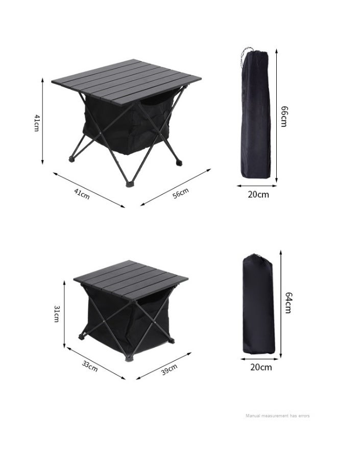 Portable Folding Camping Roll Up Table Compact Desk for Outdoor Travel Hiking Picnic