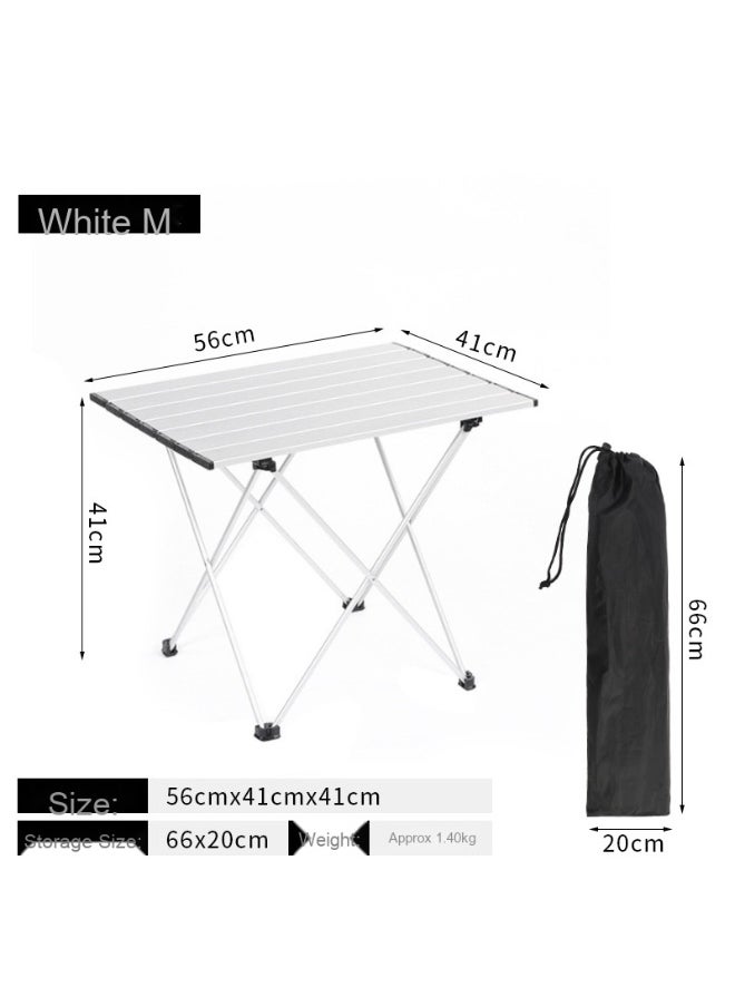 Portable Folding Camping Roll Up Table Compact Desk for Outdoor Travel Hiking Picnic