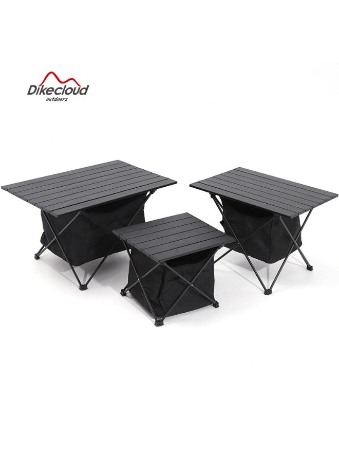 Portable Folding Camping Roll Up Table Compact Desk for Outdoor Travel Hiking Picnic