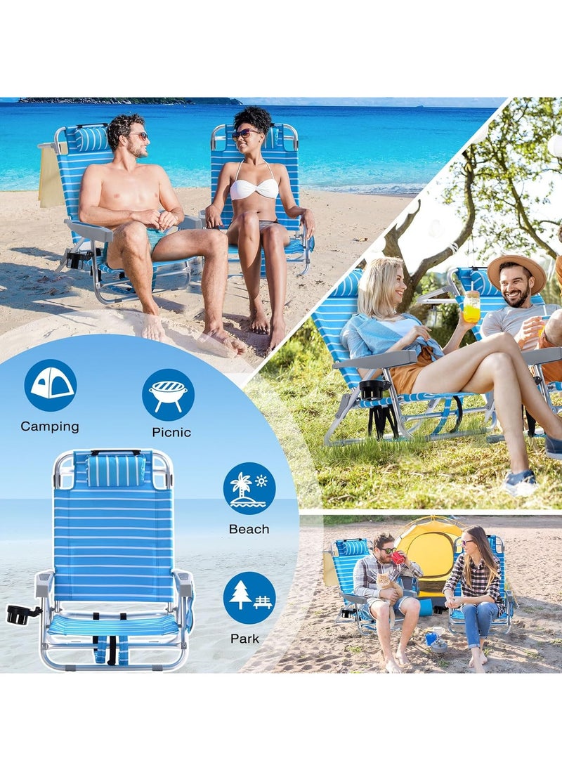 LENND Camping Chair,Beach Chairs Heavy Duty,Balcony Chair Foldable Outdoor Chair,Sun Lounge Chairs Low Picnic Chair for Recliner Chair,Rocking chair,Camping Accessories,Garden Furniture,Floor Chair