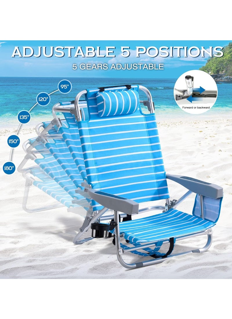 LENND Camping Chair,Beach Chairs Heavy Duty,Balcony Chair Foldable Outdoor Chair,Sun Lounge Chairs Low Picnic Chair for Recliner Chair,Rocking chair,Camping Accessories,Garden Furniture,Floor Chair