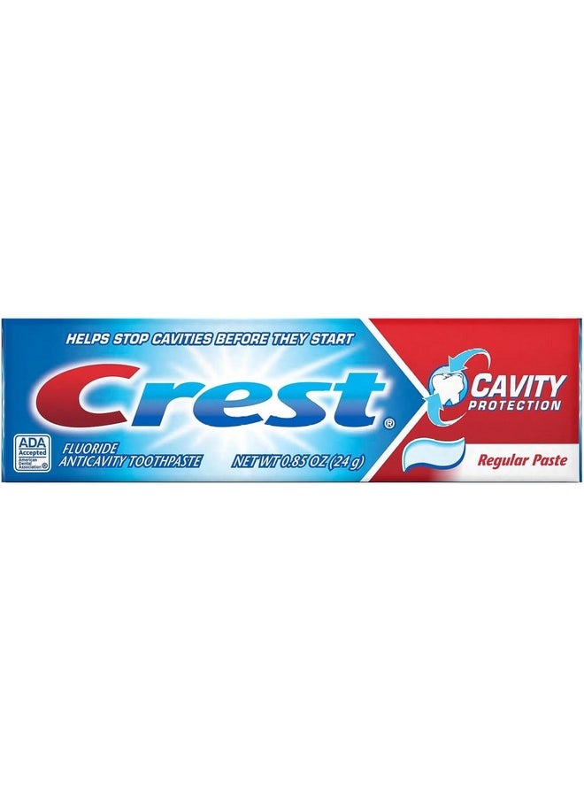 Crest, Cavity Protection Fluoride Anticavity Toothpaste, 0.85 Oz Travel Size (10 Pack)