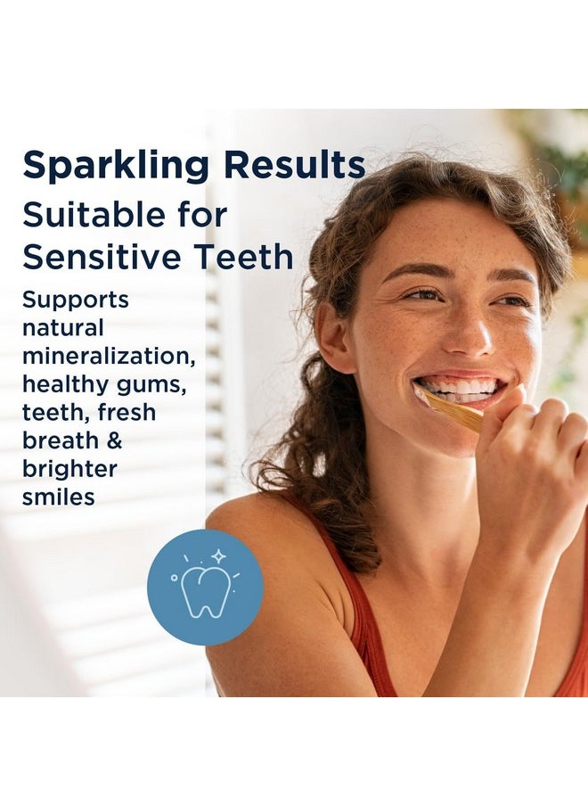 Designs for Health PerioBiotic Silver Hydroxyapatite Toothpaste - Fluoride Free Toothpaste with Oral Probiotics with Whitening Hydroxyapatite - Supports Gum Health & Remineralization (4oz Lemon)