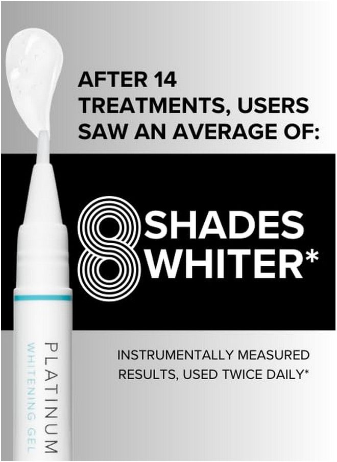 intelliWHITE Platinum Whitening Pen & Mouth Guard- Teeth Whitening Treatment, Removes Stains, Safe for Veneers, Tooth Caps & Crowns, Non-Toxic, Vegan, Cruelty & Paraben Free, Made In The USA, 1ea