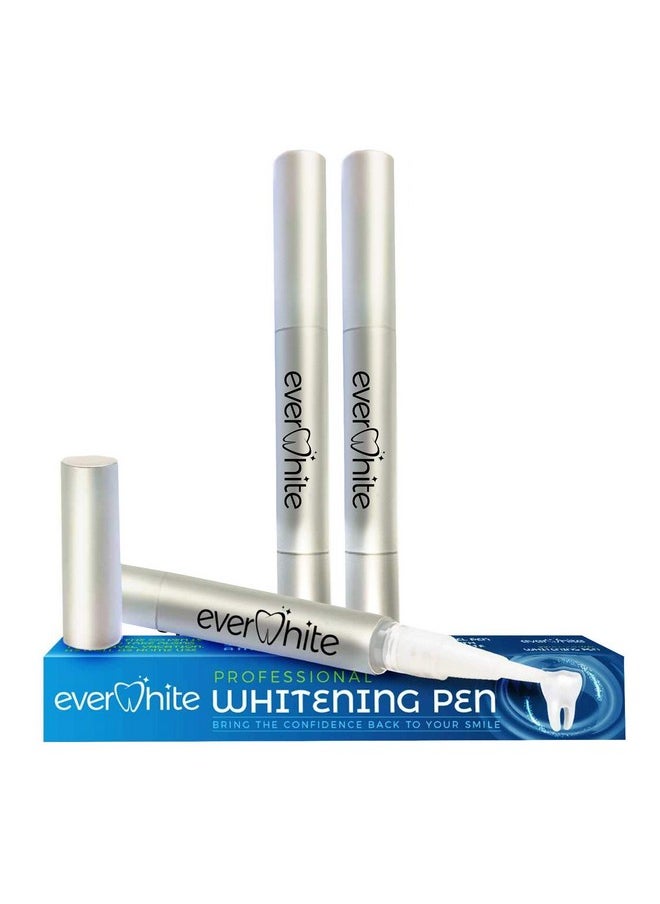 Everwhite Professional Affordable Teeth Whitening Pens (3-Pack)- 35% Carbamide Peroxide, Tooth Whitening In Under A Minute- For Sensitive Teeth