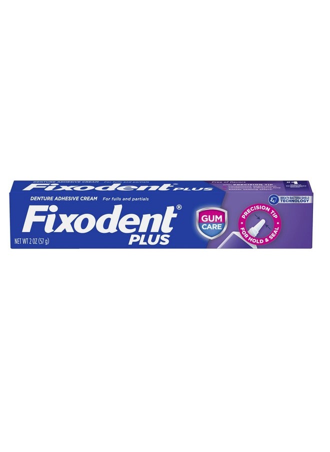 Fixodent Plus Denture Adhesive Cream 2 oz (Pack of 3)