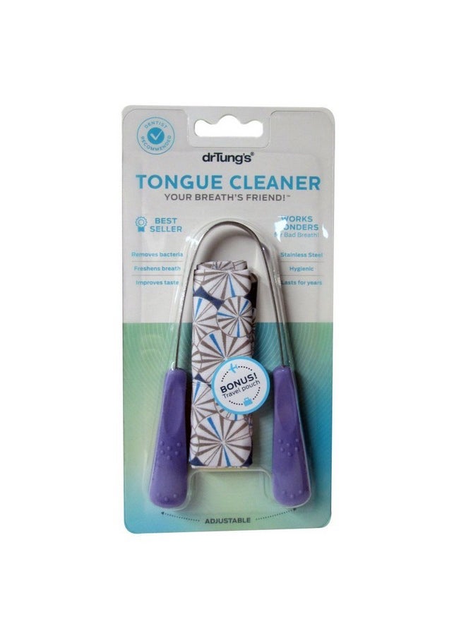 Dr. Tung's Stainless Steel Tongue Cleaner,Assorted Colors