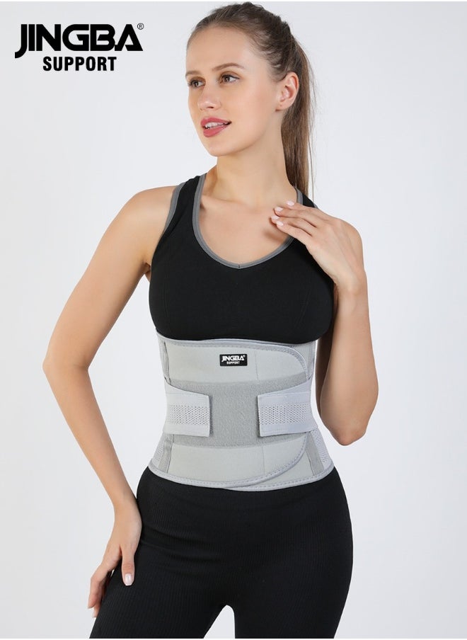 JINGBA SUPPORT  Waist Support Gray XXL Size