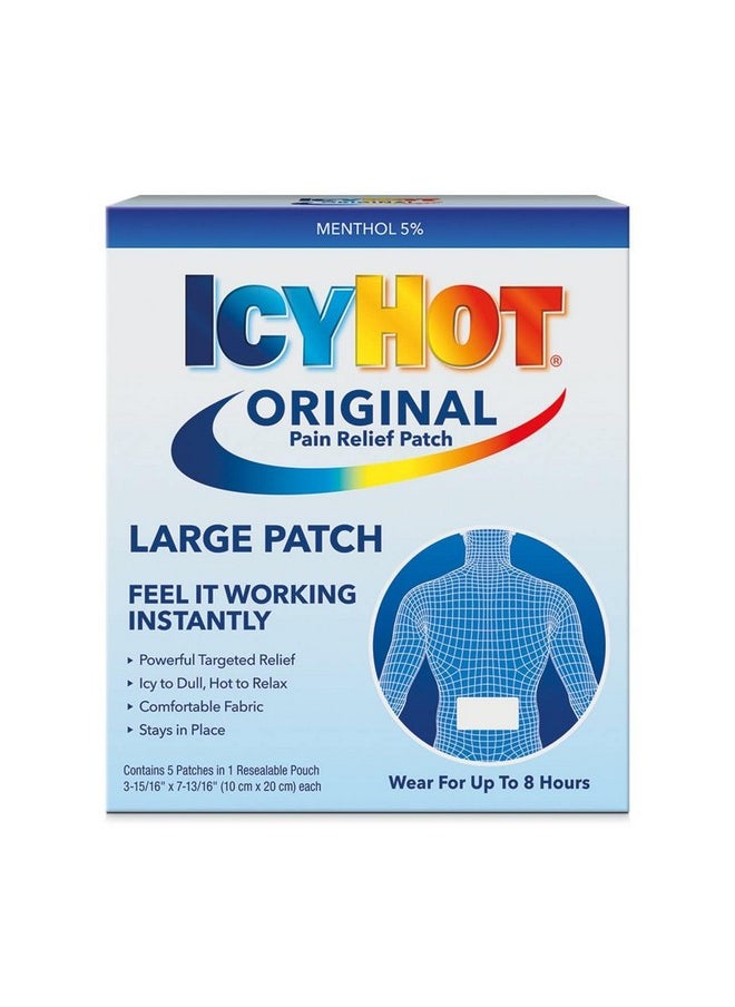 Icy Hot Extra Strength Medicated Patch, Large, 5 Count