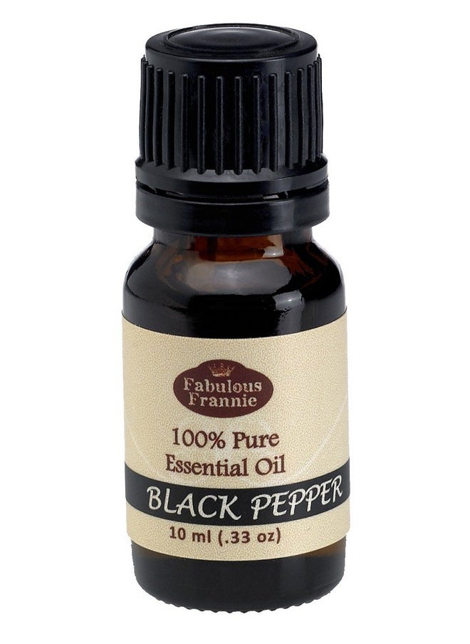 Fabulous Frannie Black Pepper 100% Pure, Undiluted Essential Oil Grade 10 ml (.33oz)