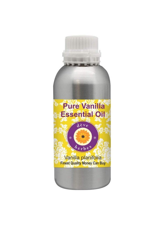 Deve Herbes Pure Vanilla Essential Oil (Vanilla planifolia) Steam Distilled 300ml