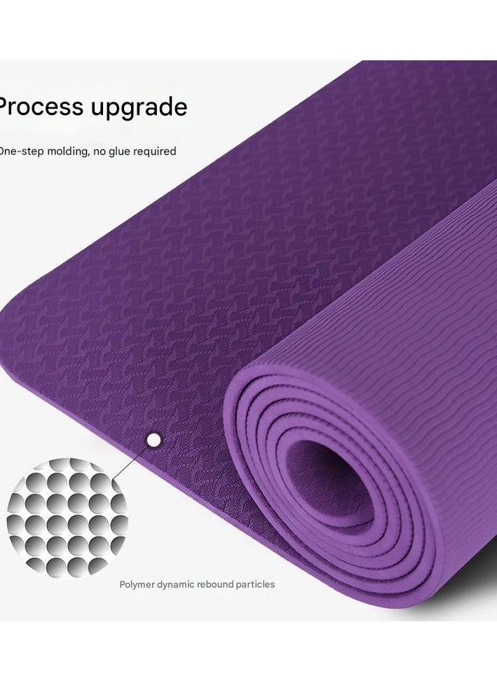 TPE Yoga Mat Manufacturer Yoga Wholesale Anti slip Single/Double layer Yoga Fitness Anti slip Home Female Shock Absorbent Soundproofing