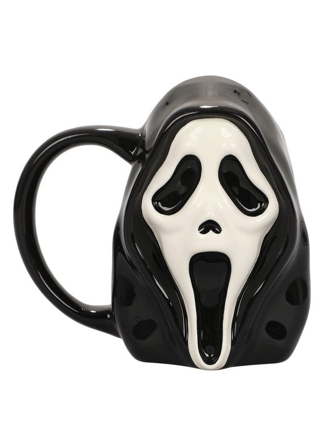 Bioworld Ghost Face 16 Oz Sculpted Ceramic Mug