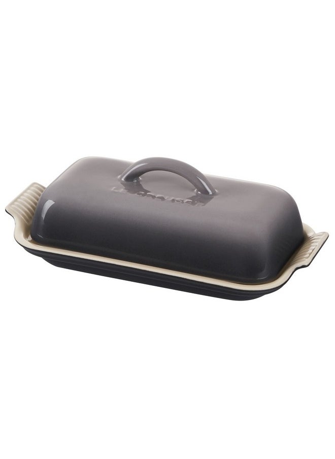 Le Creuset Stoneware Heritage Butter Dish, Oyster