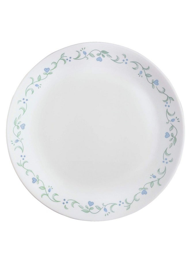 Corelle Vitrelle 8-Piece Dinner Plates Set, Triple Layer Glass and Chip Resistant, Lightweight Round , Country Cottage