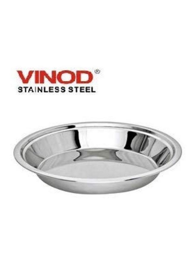 Vinod Stainless Steel Heavy Parat (Diameter - 31 cm, Height 4.7 cm)