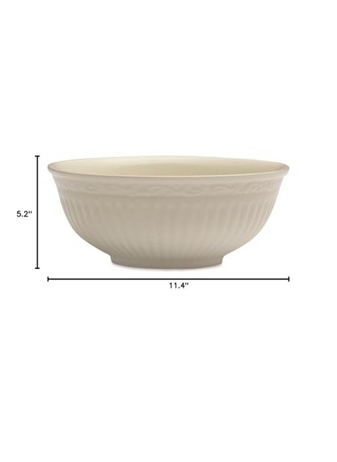 Mikasa DD900-410 Italian Countryside Fruit Bowl, 5-1/4-Inch, Set of 4, White