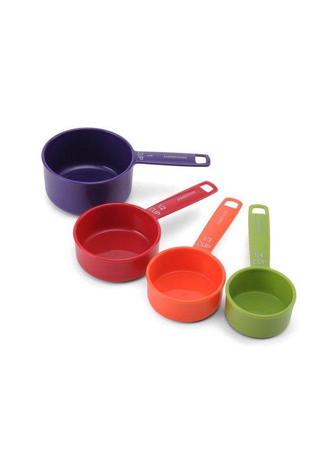 Farberware Color 9-Piece Plastic Measuring Cups and Spoons Set