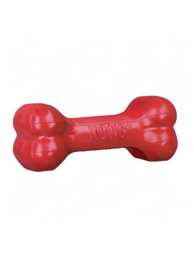 KONG Goodie Bone - Classic Durable Natural Rubber Dog Bone, Supports Mental Engagement - Treat Dispensing - Red - for Small Dogs