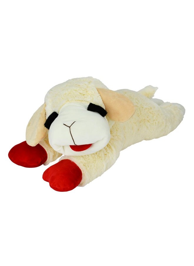 Multipet's Officially Licensed Lamb Chop Jumbo White Plush Dog Toy, 24-Inch