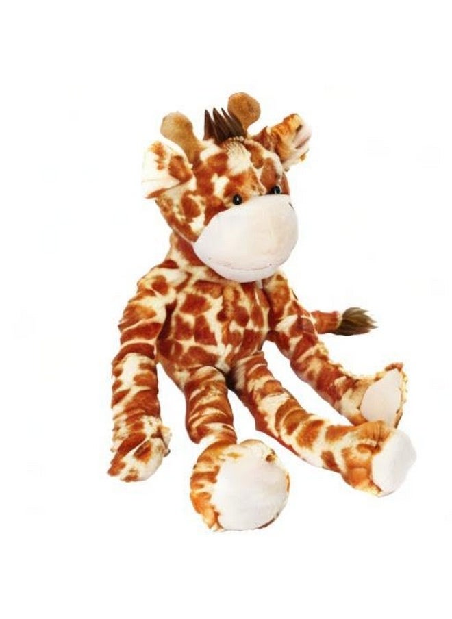 Multipet Swingin 19-Inch Large Plush Dog Toy with Extra Long Arms and Legs with Squeakers