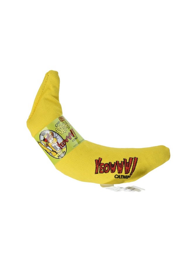 Yeowww! 100% Organic Catnip Toy, Yellow Banana 3 Pack