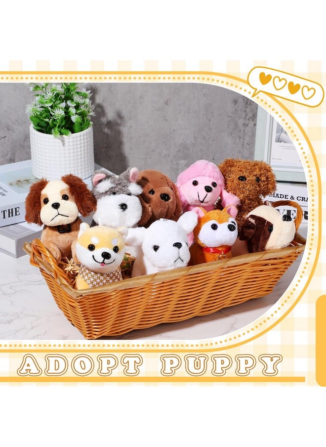 Aoriher 18 Pcs Mini Plush Dog Bulk Puppy Stuffed Animals Small Stuffed Dogs Cute Assorted Soft Plush Dog Puppy Toys Doll for Hers Puppy Birthday Party Favor Gift(Cute Dog)