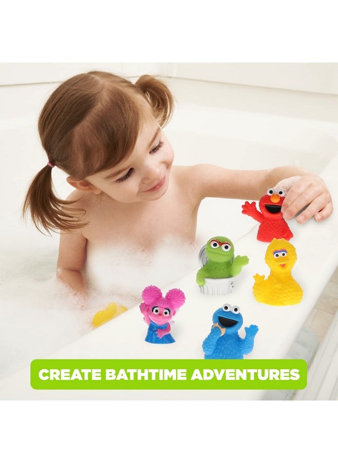 Sesame Street 10 Piece Finger Puppet Set - Party Favors, Educational, Bath Toys, Floating Pool Toys, Beach Toys, Finger Toys, Playtime